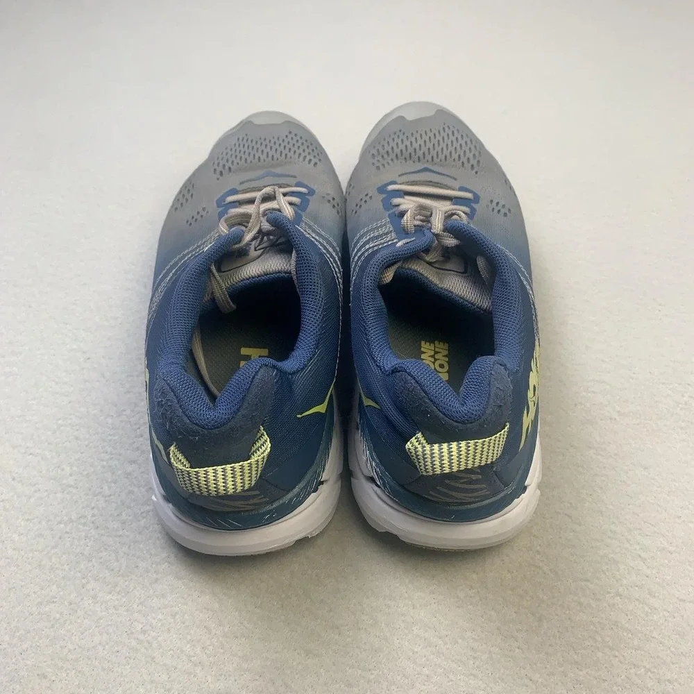 Hoka One One Clifton 6 Shoes Womens Size 9.5 Blue Running Sneakers 1102873